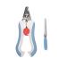 OMEM Bird Nail Clippers with Grinding Tool Claw Care for Pets and Parrots (Blue L) L Blue