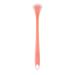 Dcniyt tongue scraps soft and gentle silicone head portable tongue brushes non -slip tongue cleaners for fresh breath to remove bad breath (orange)