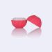 Peiylism 10pcs Heart Shape Blank Cosmetic Ball Container - 7g Lip Balm Jar & Eye Gloss Cream Sample Case - Blue | International Shipping - Buy Online on GoSupps.com