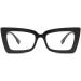 Buy Trendy Blue Light Blocking Oversized Reading Glasses - Anti Eye Strain Computer Eyeglasses - Stylish Black +0.00 - Buy Online on GoSupps.com