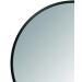 Umbra Hub Round Wall Mirror 24-Inch Black Rubber Frame | Modern Decor for Entryways, Washrooms, Living Rooms | Stylish Home Accent - Buy Online on GoSupps.com