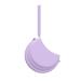 Yisawroy orthodontic retainer case made of soft silicone oral shell portable prosthesis holder shell brisk case for office portable retainer holder travel case retainer purple