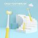 Zymon Toothbrush for Toddlers - Triple-Angle Toothhugger Training Brush in Pink | Best Oral Care for Kids - Buy Online on GoSupps.com