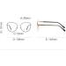 Shop Stylish Blue Light Blocking Reading Glasses for Men & Women - Anti Eyestrain Fashionable Computer Readers - 2.00 C1 - Buy Online on GoSupps.com