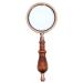 Wooden Handle Magnifying Glass Retro Magnifying Glass Small Font High Magnification Magnifying Glass Handheld Magnifying Glass Gift 88mm 225mm Good Times