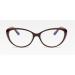 Fuqinqingoz Leopard Anti-Eyes Reading Glasses | Cute Blue Light Blocking Computer Glasses for Women | +100 Flat Light Mirror - Buy Online on GoSupps.com