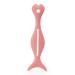 Versatile Silicone Eyebrow Aid Reusable Quick Stencil for Shape Eyebrows Eyeliner Eyeshadow Washable Defined Eyebrow Pink A