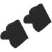 2 Pack Cloud Shape Silicone Placemat for Kids - Black Heat Insulation Feeding Plate Placemat - Buy Online on GoSupps.com