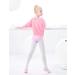 Daydance Toddler Girl's Pink Ballet Dance Sweater | Batwing Sleeve | 6-7 Years - Buy Online on GoSupps.com