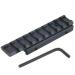 Sniper 3/8" 11MM to 7/8" 20MM Dovetail to Picatinny Rail Adapter, Low Profile Dovetail to Picatinny Rail Adapter 11mm to 20mm Picatinny Riser Mount 1PCS