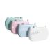 Cute Multicolor Portable Mini Contact Lens Case with Pink Smiling Cat Gift Set Contact Lens Case (Color : White)