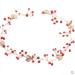 Missgrace Bridal Red Crystal Leaf Hair Vine and Earrings Set - Wedding Vintage Headband for Women, Perfect for Parties and Halloween - Buy Online on GoSupps.com