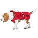 HUNTER UPPSALA Rain Dog Raincoat - Reflective Stripes Size 35 Red | Shop Internationally for Quality Pet Gear - Buy Online on GoSupps.com