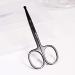 9CM Black Round Head Nose Hair Shaving Shaving Supplies and Accessories Hair Clipper Eyebrow Scissors Comb Eyelash Hair Trimmer - Buy Online on GoSupps.com