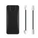 Upgraded Reusable Silicone Ear Swabs 4 Pcs - Black Love Shape Cotton Swabs for Ears Cleaning and Makeup Beauty - Buy Online on GoSupps.com