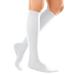 Medi Medive Elegance |Breathable compression stockings knee socks |With comfort sole |Size: I |KKL 2 |Color: white |Normal |Open tip |Without adhesive tape I white