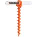 Orange Screw Ultimate Ground Anchor | Large 2 Pack Tent Stakes | Made in USA | Orange - Buy Online on GoSupps.com