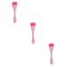 Ipetboom 3 Pi ces De Massage Cr me Contour Des Yeux Spatule Cuill re Applicateurs De Cr me Contour Des Yeux Instrument De Beaut Des Yeux Rose Femme Se R concilier