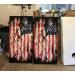 Distressed American Flag Patriotic Cornhole Board Wrap - Set of 2 | Weatherproof Vinyl Decal for Cornhole Game - 2' x 4' | Easy Application - Buy Online on GoSupps.com