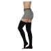 Buy Juzo Basic 4411ag 20-30mmHg Thigh-High Open Toe Compression Stocking - Black Size II | International Shipping Available - Buy Online on GoSupps.com