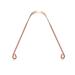 TOSSPER 1 Piece Copper Tongue Clean Screer Non-Gagging Design Metal Tongue Cleaner Unisex Tongue Toothbrush Dental Oral Care Tool