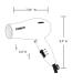Handheld Black Hairdryer - 1875 Watts - Fast Drying & Lightweight | International Shipping Available - Buy Online on GoSupps.com