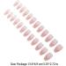 U-K Fake Nail Pink Heart False Nail Acrylic Full Cover Fingernails Press on Nails Set Artificial Long False Nail for Women Girls 24 PCS Practical & Professional - Buy Online on GoSupps.com