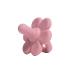 GLASSNOBLE Silicone Pacifier Chain for Newborns Deep Rose