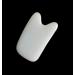 Natural Stone Triangle-Shape Guasha Board Traditional Scraper Tool for Body Spa Skin Jade Stone for Face to Lift Decrease Puffiness and Tighten
