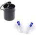 Sleep earplugs 1 Pair/Set Soft Silicone Ear Plugs Anti Noise Snore Earplugs Noise Reduction Sound Insulation Ear Earplugs(Color : B) Blue - Buy Online on GoSupps.com