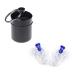 Sleep earplugs 1 Pair/Set Soft Silicone Ear Plugs Anti Noise Snore Earplugs Noise Reduction Sound Insulation Ear Earplugs(Color : A) Blue