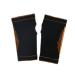Unisex Brace Compression Wrist Sleeve Provides Best Support for Pain Sprains Carpal Tunnel Bursitis Tendonitis Arthritis and Muscle Recovery (Black/Orange-Wrist Brace)