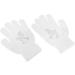 Leeadwaey Ice Skating Gloves for Girls & Women - Magic Stretch Black Flower & Snowflake Styles - Kids to Adult Sizes - Buy Online on GoSupps.com
