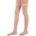 PEDIMEND Open Toe Thigh High Compression Stockings (2PAIR - 4PCS) | Gradient Compression with Silicone Band | Reduce Varicose Veins Promote Blood Circulation | UNISEX | Foot Care One Size BEIGE - Buy Online on GoSupps.com