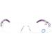 Kokobin Frameless Reading Glasses +1.0 | Anti Blue Light Visual Aid for Men & Women - Purple Color - Buy Online on GoSupps.com