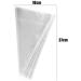 200 Pieces Plastic Triangle Bags with Twist Ties BetterJonny 7.1 * 14.6inch Clear Cone Bag Cello Cellophane Bags Transparent Party Treat Sweets Bags for Wedding Candy Flowers Snacks Cookies 18*37cm - Buy Online on GoSupps.com