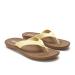 OKABASHI Women's Breeze Flip Flop (Toffee/Buttercup  ML) | Contoured Footbed w/Arch Support for All-Day Comfort | Slip-Resistant & Waterproof | Sustainably Made in The USA