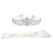 TOYANDONA 2Pcs Prom Queen Sash and Tiara Set Rhinestone Crystal Tiara Crown for Birthday Weddding School Graduate Party Accessories