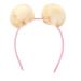 XIZHI 5 Pcs Iridescent Fluffy Ball Headband for Little Girls - Cute and Soft Fashion Hair Accessory - Buy Online on GoSupps.com