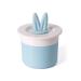 BOKIOESDE Face Cleaning Toiletries Bubble Foamer Foaming Cup Portable Foam Maker Light Blue and White