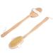 Premium Wooden Handle Bath & Shower Back Brush - Skin Cleaning Scrubber Tool for All Body Types - Buy Online on GoSupps.com