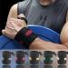 FAMOUS SPORT Red Gym Wrist Wraps for Weightlifting - Professional Wrist Support with Thumb Loop for Men & Women - Ideal for Crossfit, Powerlifting, and Strength Training - 18 inch - Buy Online on GoSupps.com