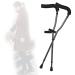 SilteD Folding Crutches Ergonomic Underarm Crutch Youth/Adult/Tall Adult Aluminum Crutches for Adults and Children with Heights 145-180cm