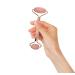 Jade Roller for Face - Authentic Rose Quartz Massager & Gua Sha Tool | Anti-Aging Reduce Wrinkles Dark Circles & Puffiness | 100% Natural Skincare - Buy Online on GoSupps.com