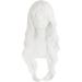 Colorfulpanda 28 70cm Long White Curly Wavy Synthetic Hair Wig for Women - Halloween Costume Cosplay - Buy Online on GoSupps.com