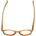 Calabria ZT-1662 Round Reading Glasses +2.50 | Trendy Orange Eyewear for Men & Women | Stylish Vintage TR90 Readers - Buy Online on GoSupps.com