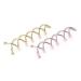 10Pcs Spiral Bobby Hair Pins - Rose Gold Twist Screw Hair Clips for DIY Hairstyles - Buy Online on GoSupps.com