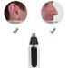 USB Rechargeable Nose Hair Trimmer - Professional Painless Ear & Nose Hair Clippers for Women & Men | Easy to Use & Clean - Buy Online on GoSupps.com