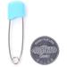 20PCS Colorful Stainless Steel Safe Pins Brooch Buttons with Plastic Locking Top - 4cm/1.6inch for Kids Bib Clothes - Color Random - Buy Online on GoSupps.com