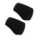 Boao 2 Pieces Ear Warmer Headbands Fleece Winter Headbands for Adult Kids Winter Using Black